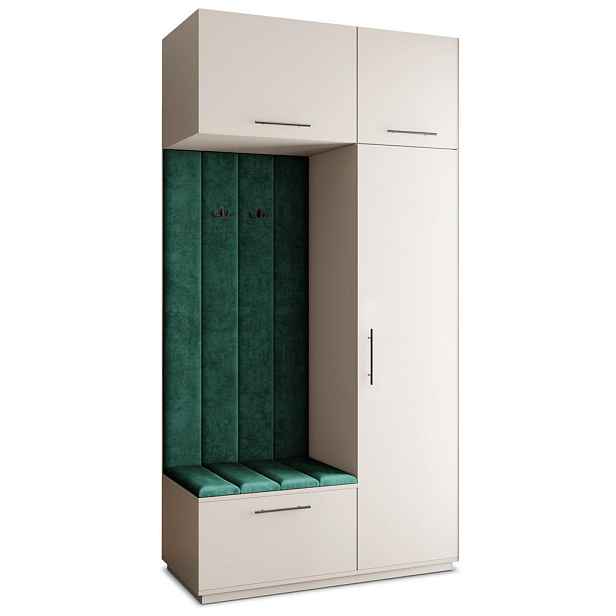 MASSENO MODERNÍ PŘEDSÍŇOVÁ SESTAVA REMA, 120/240/60 cm, kašmírová