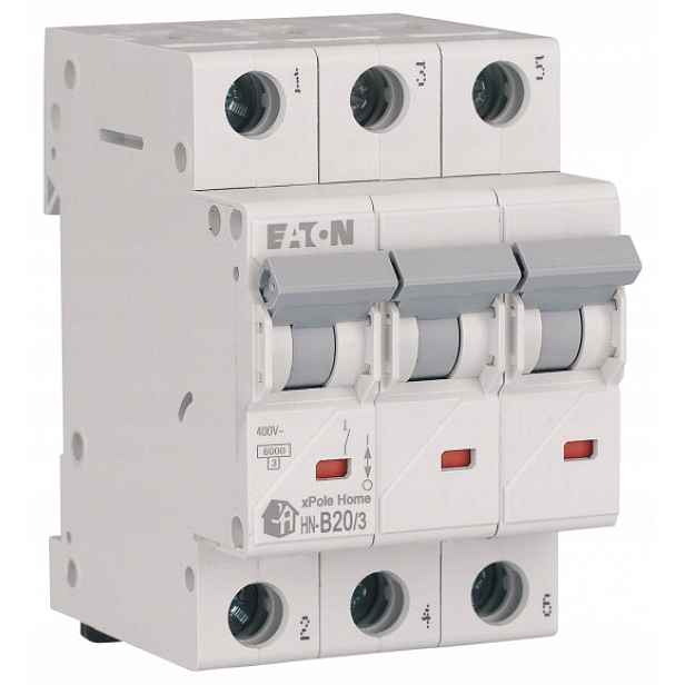 Pojistkový spínač nadproudu Eaton 3P CLS6- B 20/3 20A Din