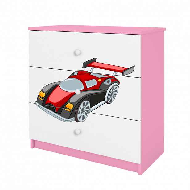 RAUMHIRSCH FURNITURE KOMODA Babydreams Závodní auto 81/81/41