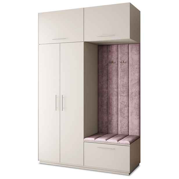 MASSENO MODERNÍ PŘEDSÍŇOVÁ SESTAVA REMA, 150/240/60 cm, kašmírová