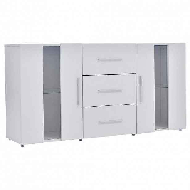 FLIEKS KOMODA LED 140cm TV stolek Úložná Moderní