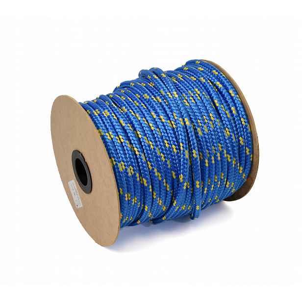 Polypropylenové lano Pletená námořnická šňůra 14 mm 50 M Modrá Silná