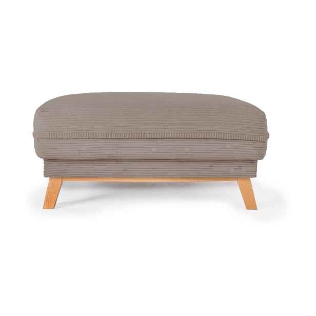 Taupe manšestrová podnožka Tori – Bonami Selection