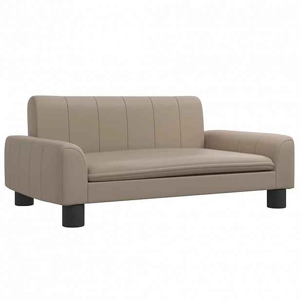 vidaXL Dětská pohovka cappuccino 70 x 45 x 30 cm umělá kůže