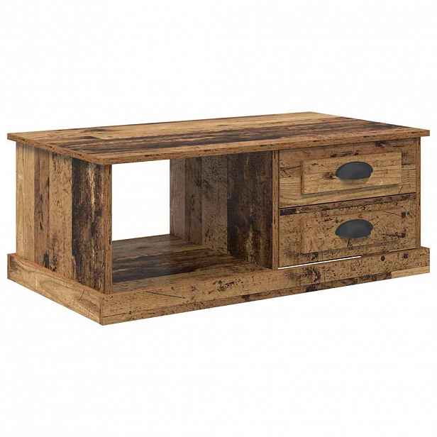 vidaXL Konferenční stolek Staré dřevo 90 x 50 x 35 cm Kompozitní dřevo