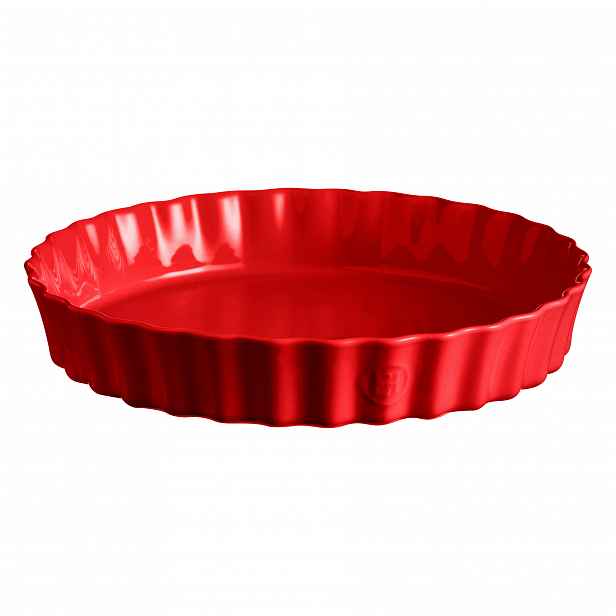 Emile Henry hluboká koláčová forma, Ø 32 cm, granátová