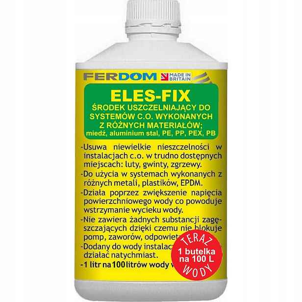 Eles-fix Ferdom Těsnící prostředek pro solární topné systémy apod.