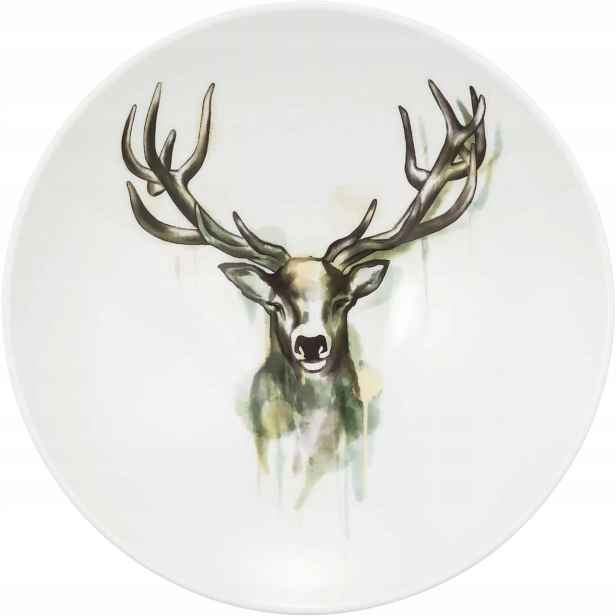 Seltmann Nature Talíř hluboký, výška: 53 mm, ø: 233 mm, jelen 6 ks