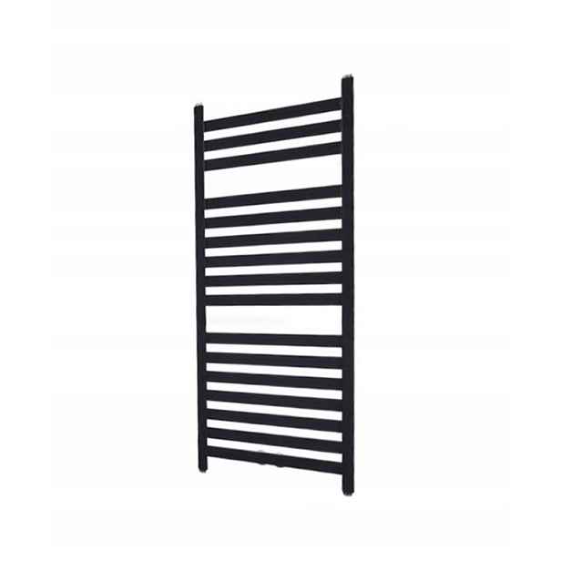 Vodní koupelnový radiátor Vinolli Vario Žebřík 950 x 530 mm 430 W Černý