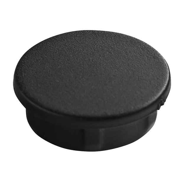 Gelco LUXOR BLACK kulatá krytka na ukončení, černá mat