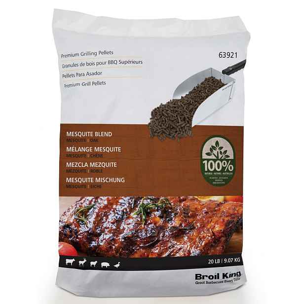 Pelety na grilování Broil King Mesquite, 9 kg