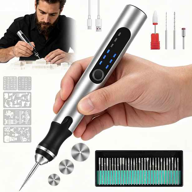 Profesionální Mini Elektrické Gravírovací Pero S Rychlostí Úrovně 3