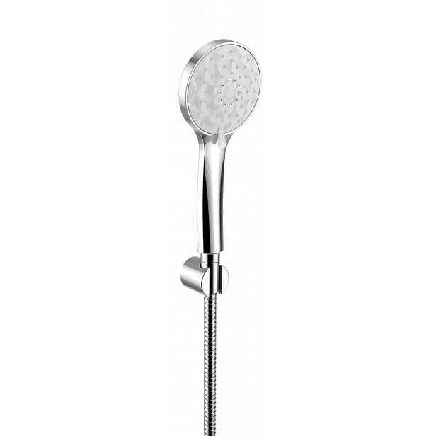 Sapho - Set sprchové hlavice, držáku a hadice, 4 proudy, chrom 1204-61