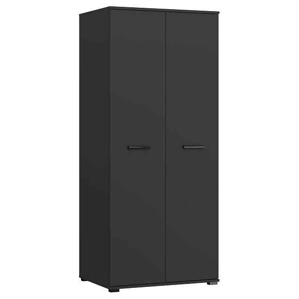 ADRK Šatní skříň Fraz 80 cm černá