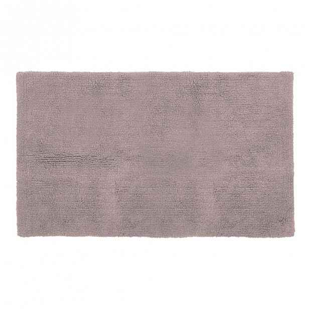 Růžová bavlněná koupelnová předložka Tiseco Home Studio Luca, 60 x 100 cm