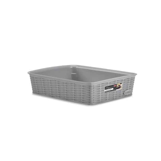 STEFANPLAST Elegance 30942 Úložný koš M, šedý