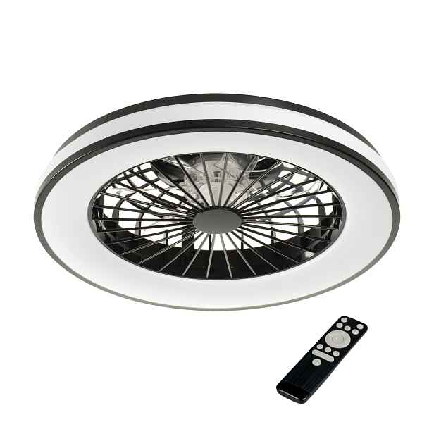 Svítidlo LED CCT s ventilátorem Kanlux Plave max. 48 W RGB