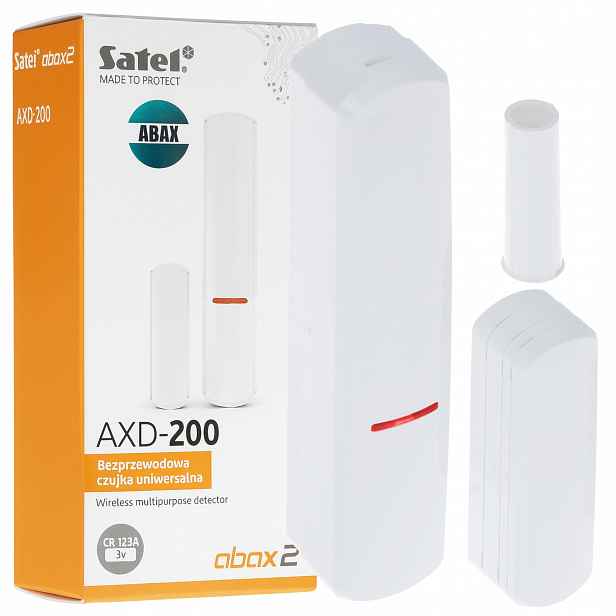 Univerzální bezdrátový senzor Satel AXD200 pro systémy Abax 2 Be Wave