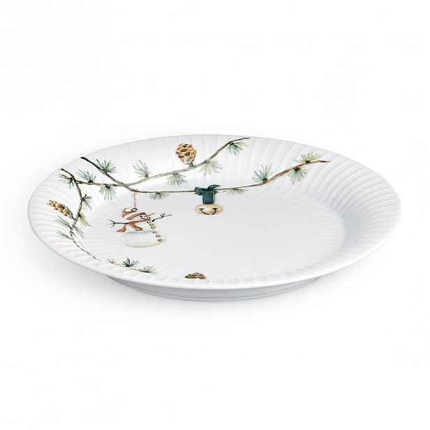 Porcelánový vánoční talíř Kähler Design Hammershoi Christmas Plate, ⌀ 22 cm