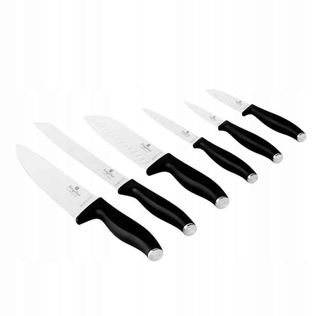 Sada 6 Kuchyňských Nožů Berlinger Haus BH-2950 Matte Black