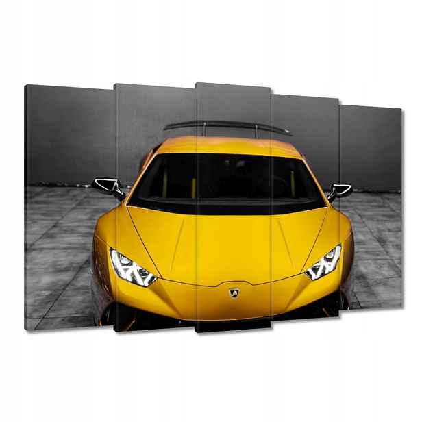 Obrazy 150x95 Žlutý auto Fura