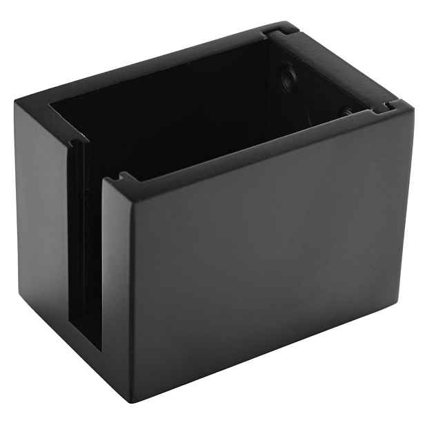 Gelco LUXOR BLACK uchycení pojezdového profilu, pravé, černá mat