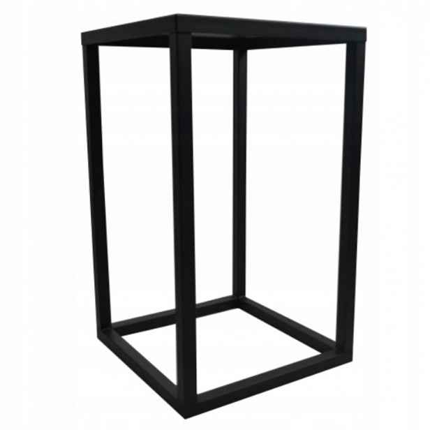 SIMPLE-16 Držák Na Květináč 40 cm kovový, černý, jednoúrovňový