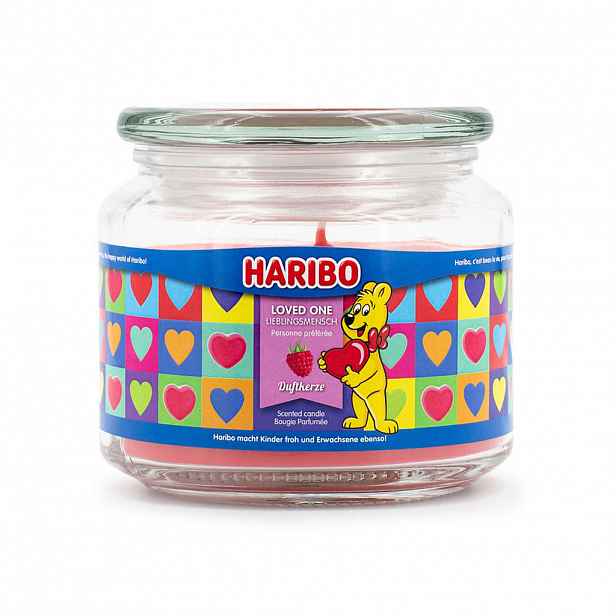 SVÍČKA Barevná vonná sklo 300 g Loved One