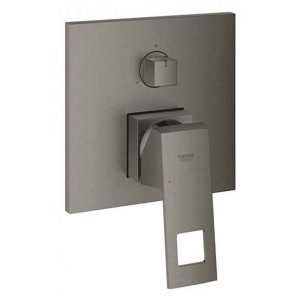Vanová baterie Grohe EUROCUBE bez podomítkového tělesa kartáčovaný Hard Graphite 24094AL0