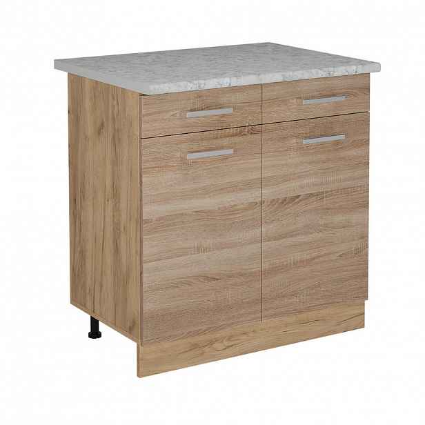 Vicco SPODNÍ SKŘÍŇKA KUCHYŇSKÉ LINKY R-Line Sonoma 80 cm PD Mramor