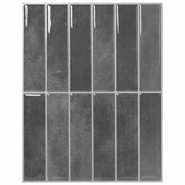 vidaXL Obdélníková dlažba 20 ks Šedá 29 x 23 x 0,08 cm