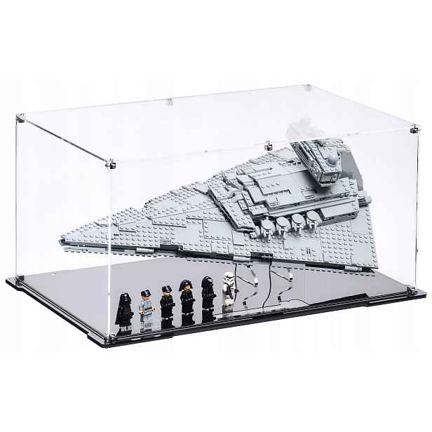 Vitrína Blacked Brick pro Lego 75394 Star Wars Hvězdný ničitel Impéria