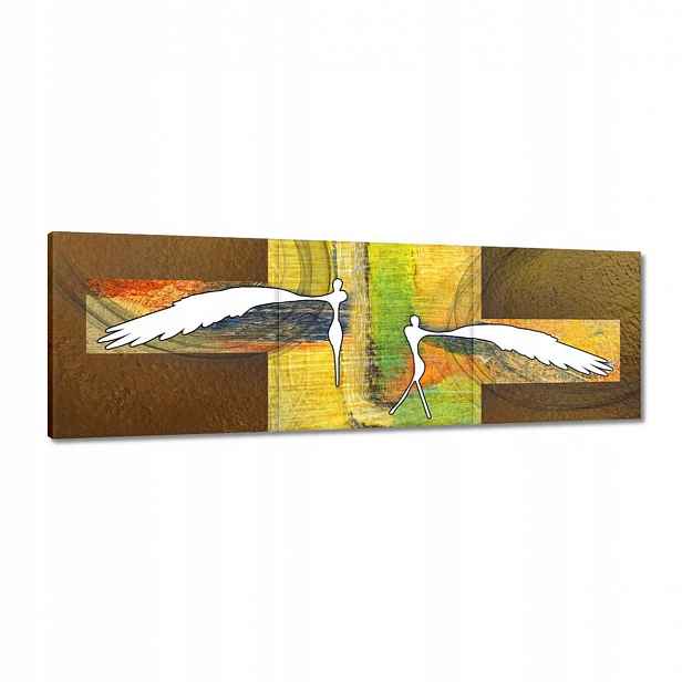 Obrazy 120x40 Andělé štěstí