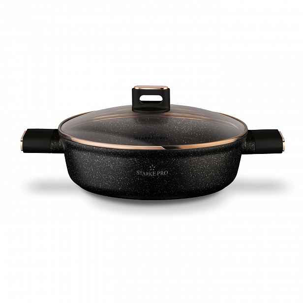 Starke Pro Starlet Black 12 cm tradiční nerezová ocel pánev