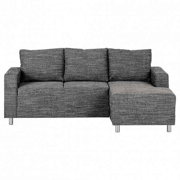 MID.YOU ROHOVÁ SEDAČKA, textil, tmavě šedá