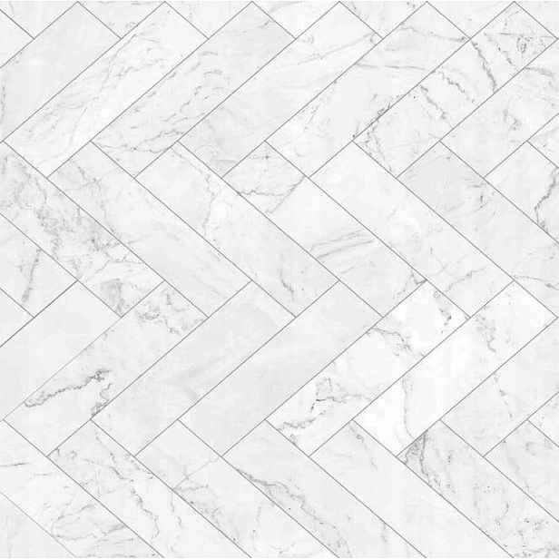 Dýha Mramor bílošedá jedle 45 cm x 15 m G-14103