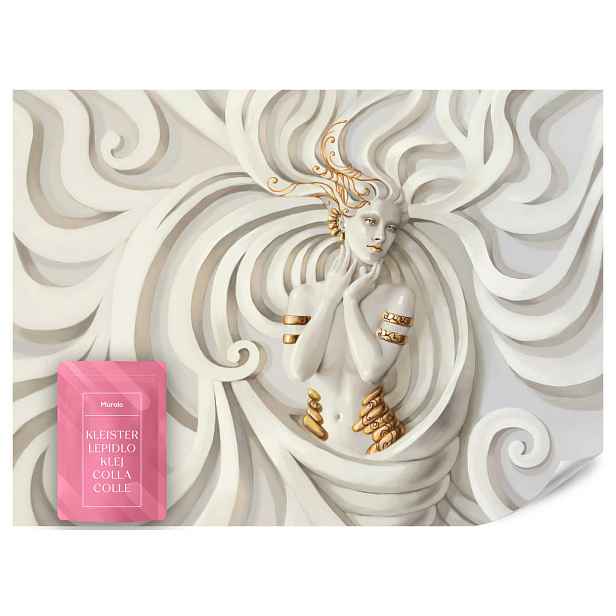 Muralo FOTOTAPETA Medúza Abstrakce 3D Efekt 500x350