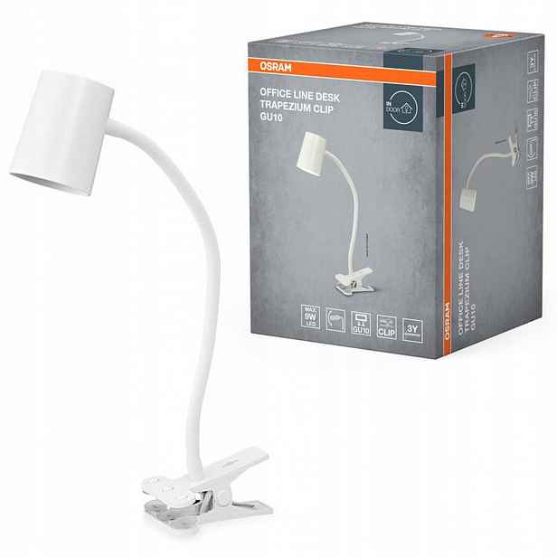 Stolní stolní lampa s nastavitelným klipem GU10 Office Line Osram