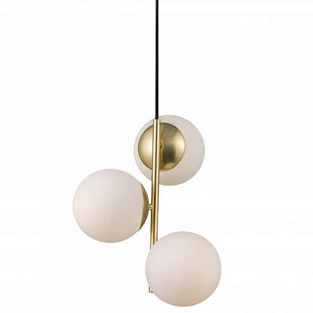 Závěsná lampa Zwis Lustr Lilly Mosaz 3xE14 Stmívatelná Nordlux 34.5 cm