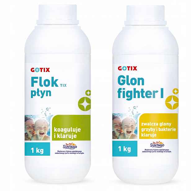 Chemie do bazénu a vířivky Spa Flok Glon Fighter Sada 2v1