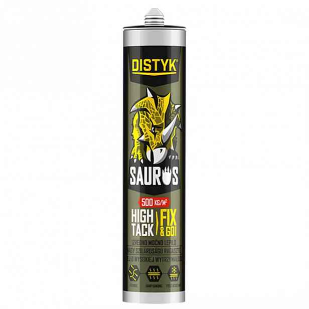 Lepidlo univerzální Den Braven Distyk SAURUS High tack 290ml bílý