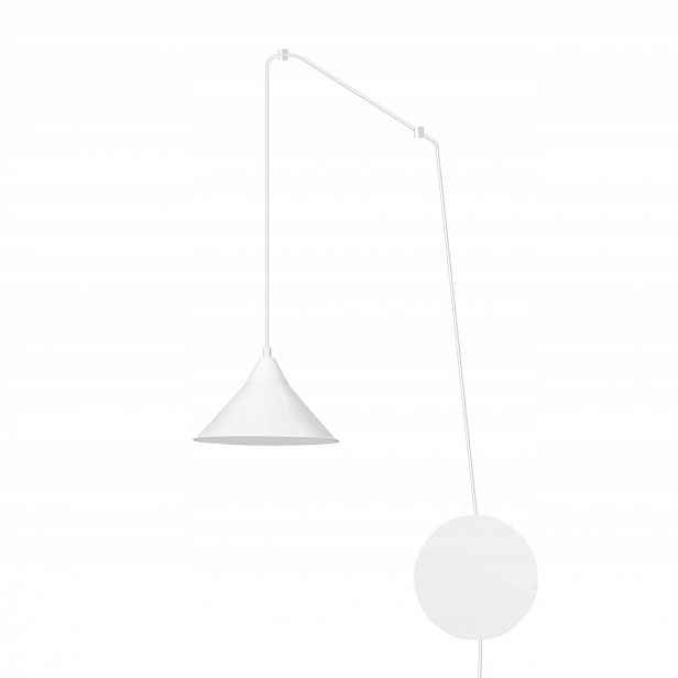 Nástěnná lampa Abramo 1 bílá, ocel, 1-bodová, E27