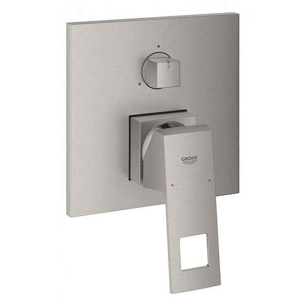 Vanová baterie Grohe EUROCUBE bez podomítkového tělesa supersteel 24094DC0