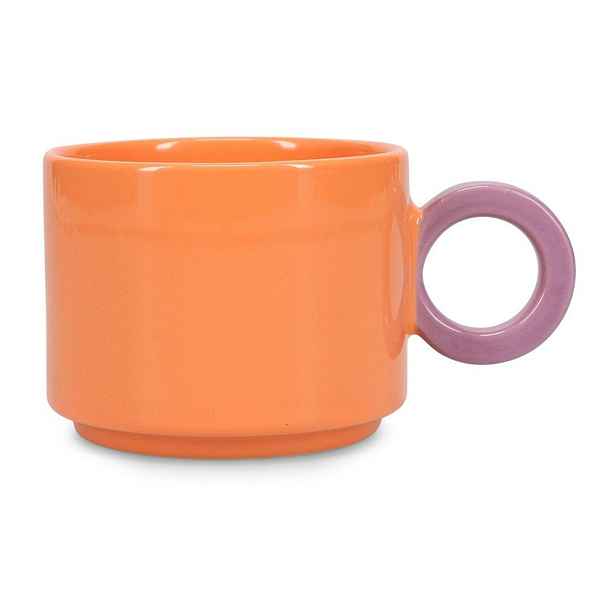 Oranžový kameninový hrnek 280 ml Lou – ONA