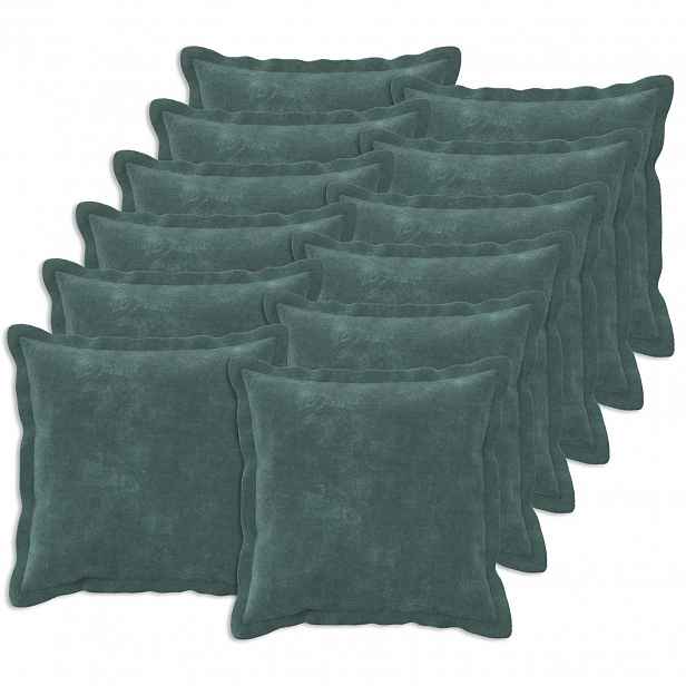 vidaXL Povlak na polštář 12 pcs HOUTEN Mořsky modrá 45 x 45 cm