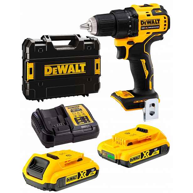 18V 65Nm 2x2Ah Bl DeWALT DCD708D2T Aku Šroubovák Tstak