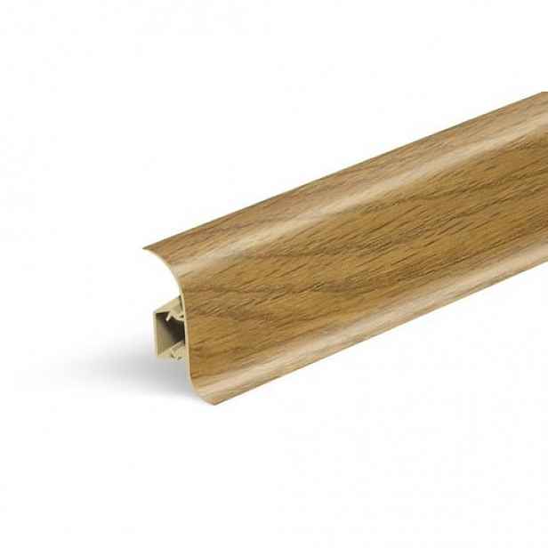 Lišta soklová Naturel dub Aljaška , PVC délka 250 cm, výška hrany 56 mm, NATNGF037
