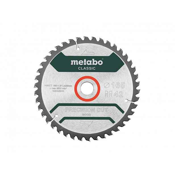 Metabo - Pilový kotouč na dřevo, 165x20 mm, 42 zubů 628026000