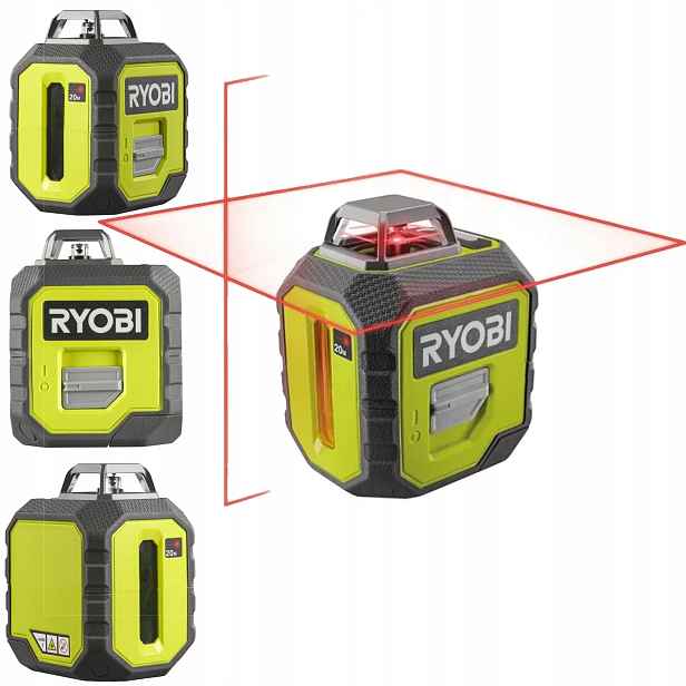 Ryobi Laserová vodováha Červený 360° čárový laser Ryobi RB360RLL
