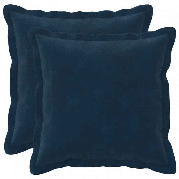 vidaXL Povlak na polštář 2 pcs HOUTEN Modrá 45 x 45 cm